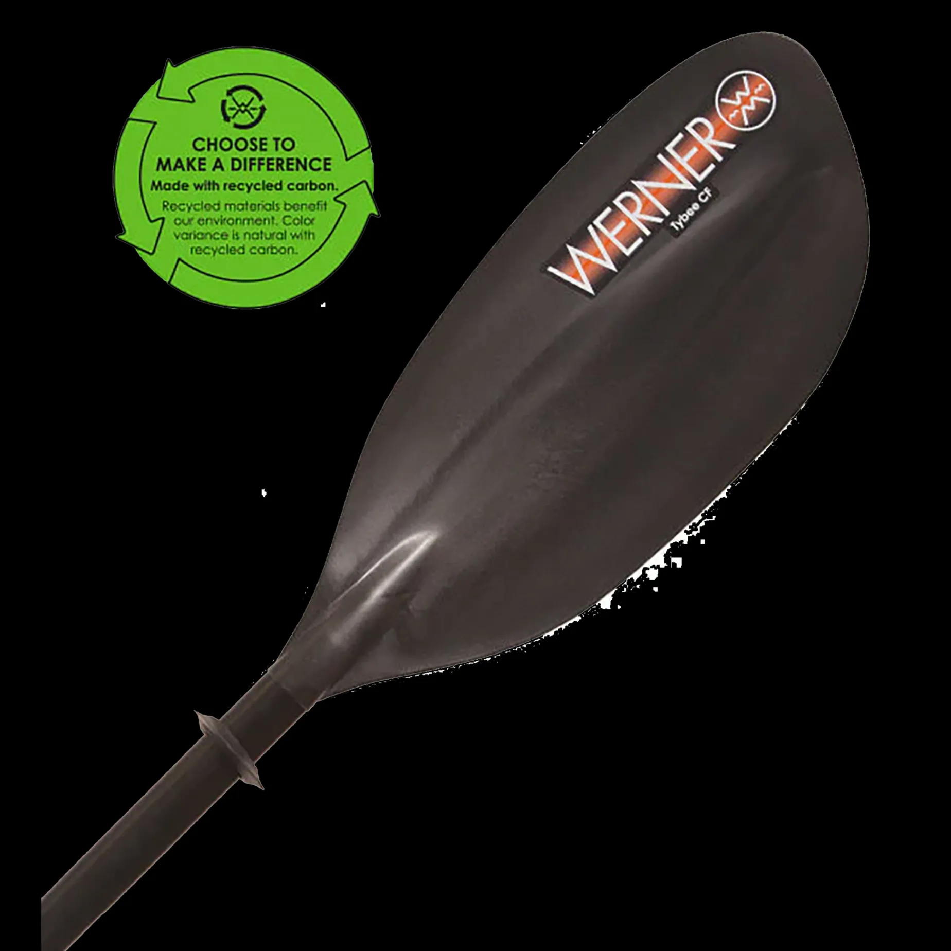 Werner Tybee Cf 2Pc Adj 210Cm, Paddel Kajak